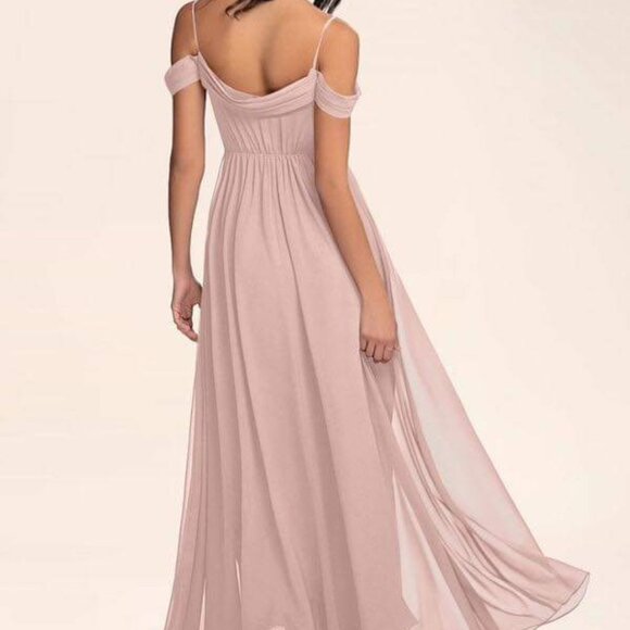 Dusty Rose Bridesmaid Dress - Picture 4 of 5